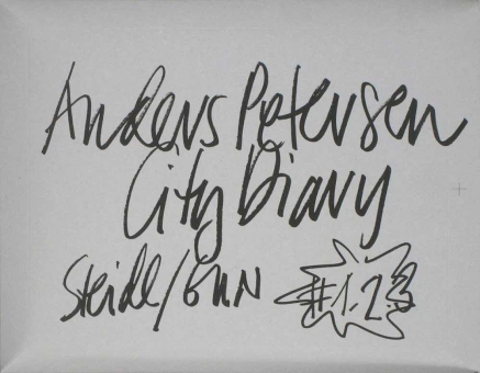 PETERSEN, Anders - City Diary #1-3 - DISPLAY COPY, ENVELOPE WITH VISIBLE STORAGE TRACES! 